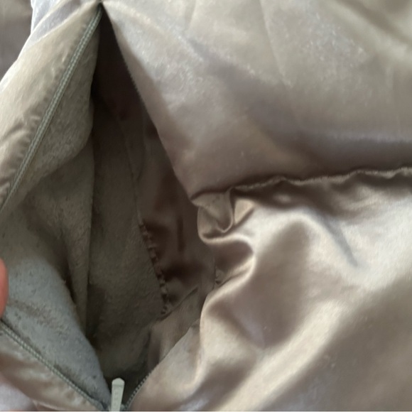 LANDS’ END SILVER GOOSE DOWN JACKET SIZE LARGE 14/16 - Picture 8 of 15